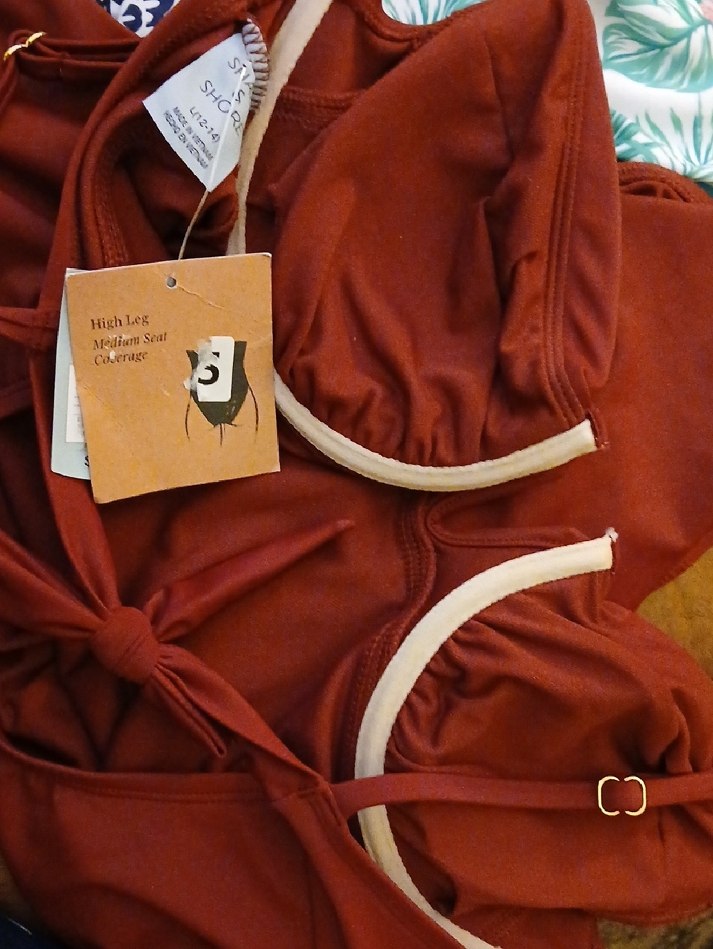 NWT Rust Red High-Leg Underwire - Picture 11 of 11